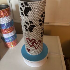 Crystal Paw Print Accent Lamp